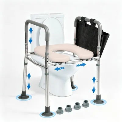 Immagine prodotto di Alza WC con braccioli e regolabile in altezza