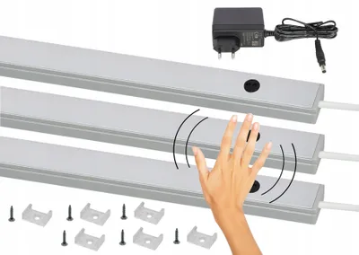 Produktbild von AQUALED LED-Unterschrankleuchte Berührungslos Küche 3x 20cm