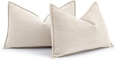 Immagine prodotto di Coperte per cuscini in chenille, 40 x 60 cm, set da 2, per divano