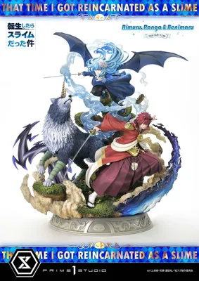 Produktbild von That Time I Got Reincarnated as a Slime Concept Masterline Series Statue 1/6 Rimuru, Ranga and Benimaru 59 cm