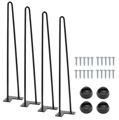 Produktbild von Set aus 4 Stabilen Hairpin Tischbeinen 70 cm