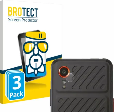 Produktbild von 3x BROTECT Schutzglas für Samsung Galaxy XCover 7 Enterprise Edition (NUR Kameraschutz) Schutzfolie Panzer Folie Glas Display Schutz klar