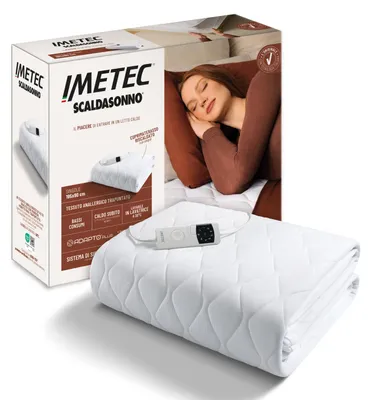 Image de Imetec Adapto Plus Anallergico Sing Chauffe-lit électrique 150 W Blanc Polyester