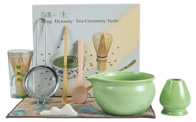Productafbeelding van 7-Delige Matcha Set voor Traditionele Theeceremonie