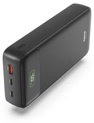 Produktbild von Hama Power Pack PD27-65W, 27000mAh, Ultra Fast Charge, 2xUSB-C + 1xUSB-A Anthrazit
