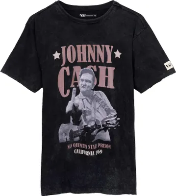 Produktbild von Johnny Cash - "State Prison" T-Shirt für Herren/Damen Uni NS6991 (M) (Schwarz)