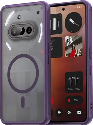 Produktbild von Matte Case Magsafe Hülle für Nothing Phone 3A Schutzhülle Kratzfest Passgenau in Lila