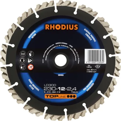 Produktbild von RHODIUS Diamantscheibe LD300 404 x 15,0 x 3,2 x 25,40