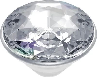 Produktbild von PopSockets PopGrip - Disco Crystal Silver