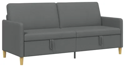 Produktbild von vidaXL Sofa mit Stauraum Dunkelgrau 192 x 78 x 87 cm Polyester