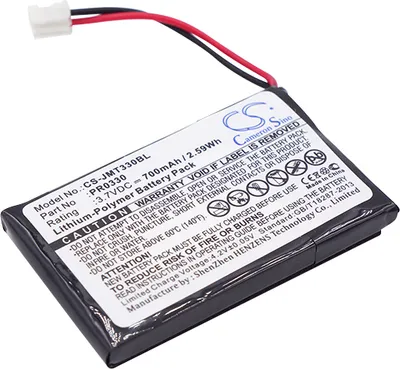 Produktbild von TECHTEK Akku Kompatibel mit [JAY] Handle Validation Wireles RSEP41, Handle Validation Wireless RSEP40 Ersetzt PR0330