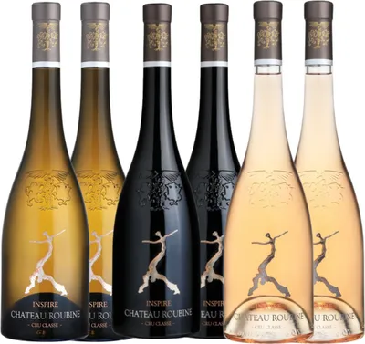 Produktbild von Lot dŽcouverte CuvŽe Inspire Ð Ch‰teau Roubine Ð 6x75cL Blanc, Rouge, RosŽ