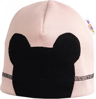 Productafbeelding van Baby Nellys, wintermuts "Mouse", roze, maat 4/6 jaar
