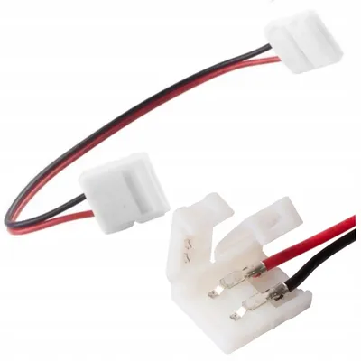 Immagine prodotto di Connettore LED per strisce MONO da 10 mm, a doppia faccia, con cavo da 10 cm, grado di protezione IP20