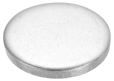 Edelstahlscheiben 60 mm, 5 mm dick, 2 Stück, zum Gravieren und Stanzen