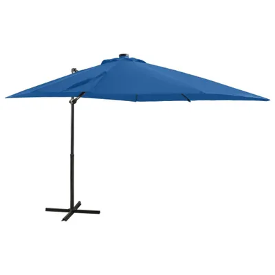 Immagine prodotto di Vidaxl schwimmend Parasole con Pol e LED 250 cm Azurblau