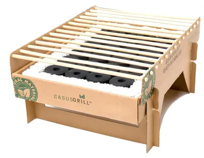 Image de Casus Grill Grillades durables en plein air avec le barbecue jetable écologique