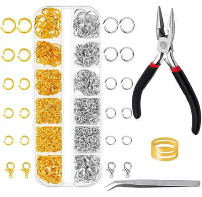 Productafbeelding van Set van 1200 Stuks Sieraden Maakaccessoires