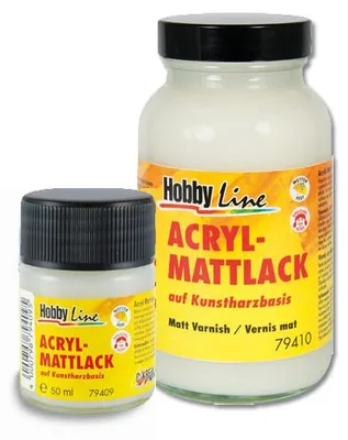 Produktbild von KREUL Hobby Line Mattlack auf Kunstharzbasis 50 ml / 250 ml - 50 ml