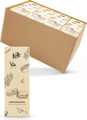 Produktbild von KoRo I Hafer-Doppelkeks mit dunkler Schokofüllung 12 x 180 g