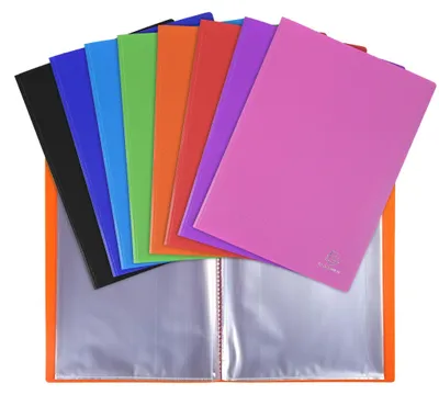 Immagine prodotto di Exacompta 88100E Cartella in polipropilene A4 500µ 100 buste colori assortiti