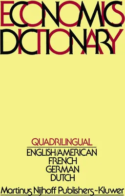 Produktbild von Quadrilingual Economics Dictionary
