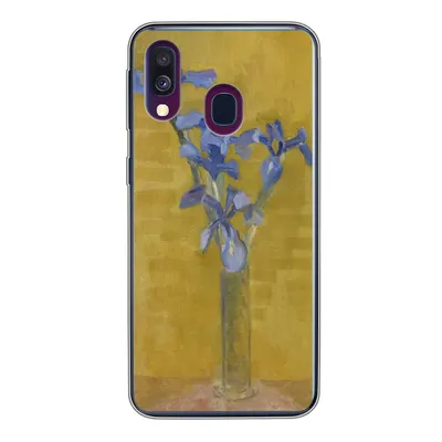 Produktbild von MuchoWow® Handyhülle Schutzhülle Hülle für Samsung Galaxy A40 Schwertlilien - Piet Mondrian - Alte Meister Silikon Softcase Handy Hülle - Handy-Tasche