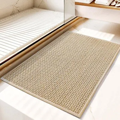 Produktbild von Unyqoos weiche und saugfähige® Chenille-Badematte mit rutschfester Badematte für das Badezimmer