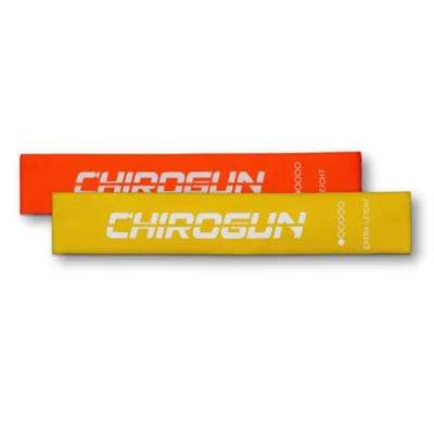 Immagine prodotto di Set di 2 fasce CHIROGUN Loop Band (Moderat, Medium) per l’allenamento mirato e l’attivazione muscolare. Diversi livelli di resistenza, delicato sulle