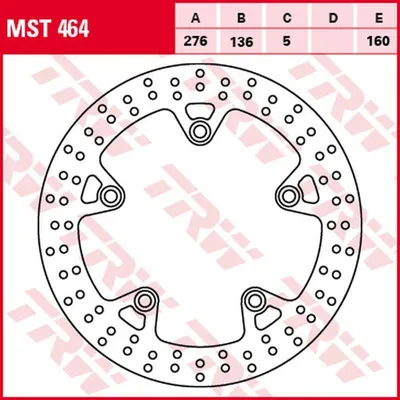 Produktbild von TRW Bremsscheibe Allround starr MST464 R1200GS Adventure 1G12