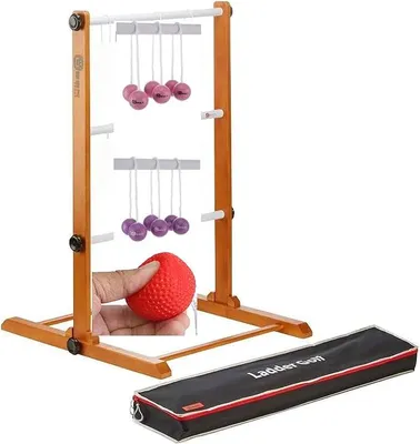 Imagen del producto de Super Spinladder: Juego de lanzamiento con escalera y bolas suaves