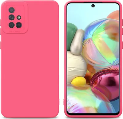 Image de Cadorabo Housse pour Samsung Galaxy A71 4G Housse de protection en rouge TPU Silicone Etui Case Housse pour téléphone portable