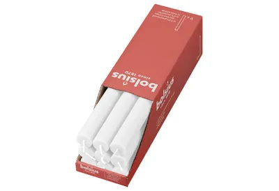 Zdjęcie produktu dla BOLSIUS świeca domowa Rustik 27x2,3cm mętna biel