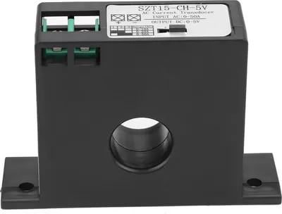 Image de Transmetteur de courant CA, Transducteur de courant CA, SZT15-CH-5V, Transmetteur de courant CA DC 0-5V, Transmetteur de courant CA DC 0-5V