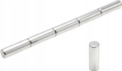 Produktbild von Neodym Magnete  4x15 mm N38 Satz von 10 Stück, Extrem stark, Magnettafeln, Kühlschränke, Whiteboards, DIY