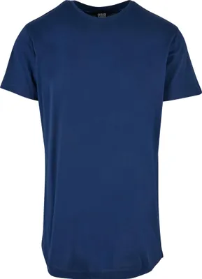 Produktbild von Urban Classics TB638 | Shaped Long Tee Herren T-Shirt - Farbe: spaceblue - Größe: L