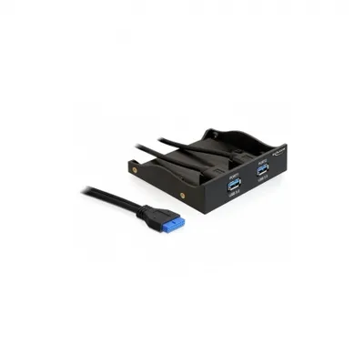 Obrázok produktu pre Delock Frontpanel 2x USB 3.0 (3.5"/5.25")
