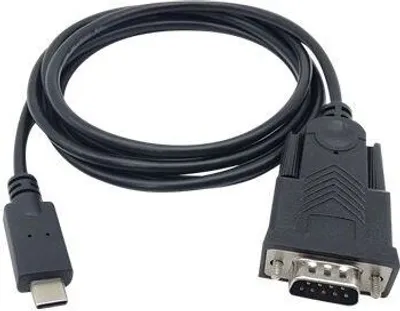 Produktbild von Equip USB-C auf Serial (DB9) Kabel, M/M, 1.5m