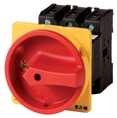 Image de EATON Interrupteur MARCHE/ARRÊT 63A P3-63/V/SVB Interrupteur-sectionneur pour montage intermédiaire IP65 P3-63/V/SVB (048218)