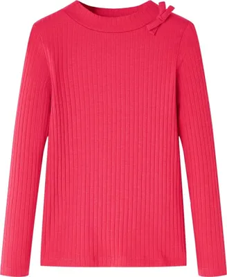 Produktbild von Kinder-Langarmshirt Knallrosa 104