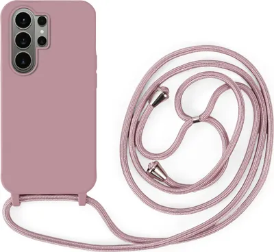 Produktbild von Handykette für Samsung Galaxy S26 Ultra Hanyhülle mit Band Hülle mit Kodel Smartphone Halskette in Rosa