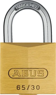 Produktbild von Abus Vorhängeschloss 65/30 gehärteter Stahl gold