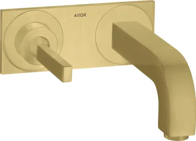 Produktbild von Einhebel-Waschtischmischer AXOR CITTERIO DN 15 UP m Pl m Ala 165mm brushed brass mit Auslauf 165 mm brushed brass