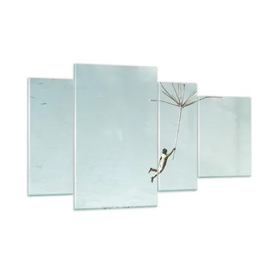 Produktbild von Bilder auf glas - 4 Teile - Vintage unwirklich Metapher - 120x70cm - Glasbilder - Wandbilder - Bilder - Wanddekoration aus Glas - Glas Bilder - Wandbild auf Glas - GDL120x70-4718