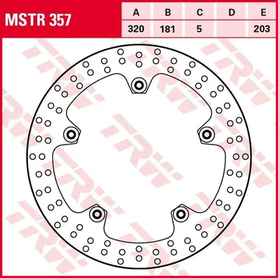 Immagine prodotto di Disco freno TRW Allround Semifloating MSTR357 R1150R R11R