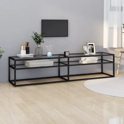 Obrázok produktu pre Maison Exclusive – TV skrinka Transparent 180 x 40 x 40,5 cm, tvrdené sklo
