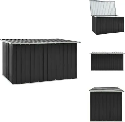Produktbild von vidaXL Gartenbox Anthrazit 171 x 99 x 93 cm - Gartenboxen
