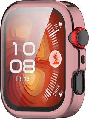 Produktbild von Schutzhülle für Huawei Watch Fit 4, Bizon Case Watch Felipe, Rosa