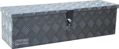 Produktbild von Truckbox D035 Deichselbox, Werkzeugbox, Alu Riffelblech, Alubox, Staukasten, Anhängerkiste - ca. 35 Liter