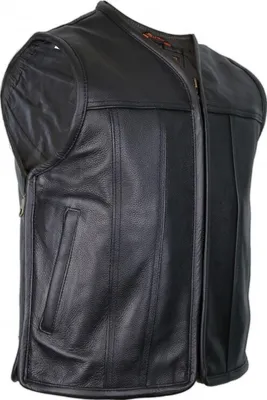 Produktbild von Biker Lederweste Kutte Customweste Lederkutte Rockerweste Clubweste Chopperweste(2XL)